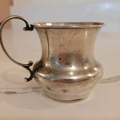 CFM Co. Antique Sterling Silver Mini Pitcher