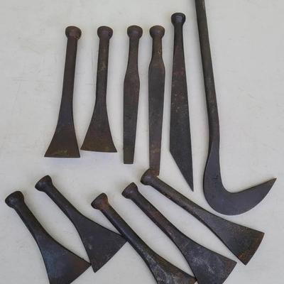 Antique Wooden Boat Shipwrights Caulking Irons