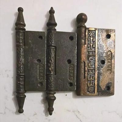 Antique Victorian Door Hinges