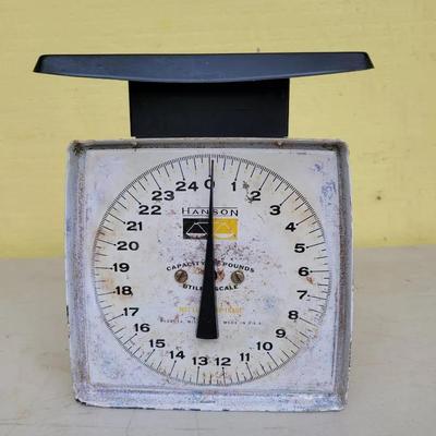 Vintage 1950s Hanson 25lb Kitchen Scale