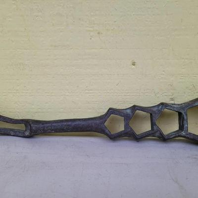 Rare 1920s Jones Bronze Fire Hydrant Wrench – Antique Firefighting Tool