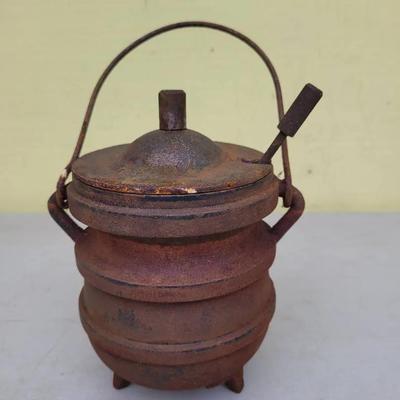 Vintage Cast Iron Gypsy Smudge Pot 