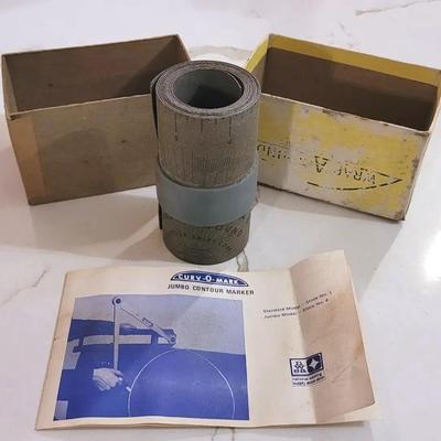 Rare Vintage 1960s Curv-O-Mark Pipe Marker New In Box