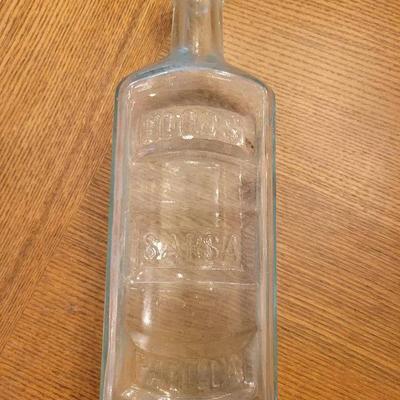 Antique Hoods Sarsaprilla Bottle - Circa 1880