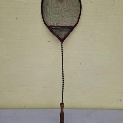 Vintage Farm Cabin Heart Shaped Wire And Mesh Flyswatter