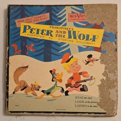 Walt Disney's Prokofeieff's Peter And The Wolf  Book And 45's