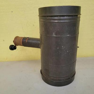 Vintage REP Double Sided Flour Sifter With Wood Handle