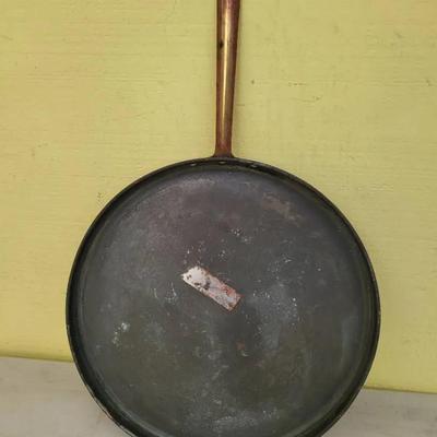 Large Copper Skillet Made In Italy
