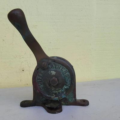 Cliffe Mathers Single Lever Bronze Boat Throttle Circa 1930-1940 1