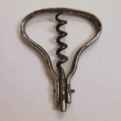 Vintage Folding Corkscrew US Patent 1877