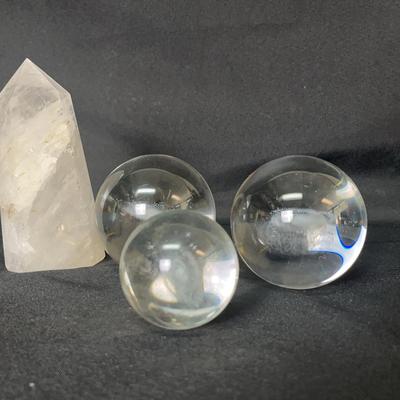 Obelisk and Glass Balls 