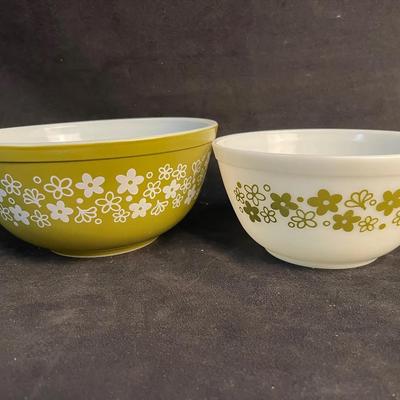 Spring Blossom/Crazy Daisy Pyrex Bowls 