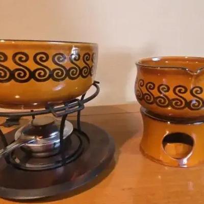 Clay Fondue Pots 