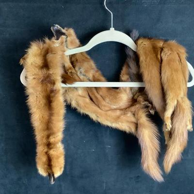 Vintage Mink Shoulder Stole Wrap 