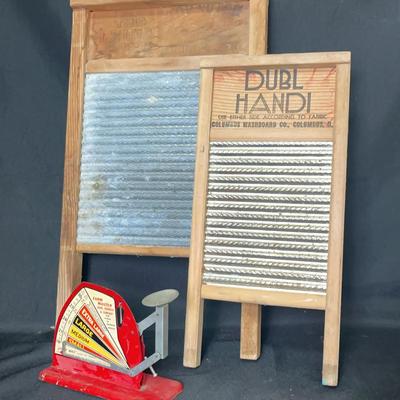 Egg Scale and Washboards 