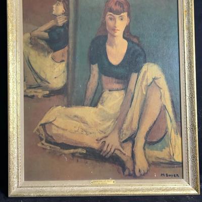 Dancers at Rest by M. Soyer Print 