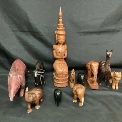 Thai Buddha Figure & Animals 