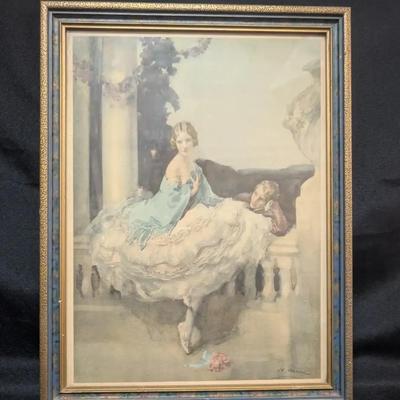 Admiring The Blue Lady