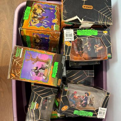 Lemax Spooky Town Halloween Village Collection – Boxed Figurines & Tabletop Scenes Lot
