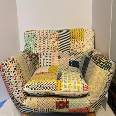 Kids Handmade Colorful Patchwork Armchair