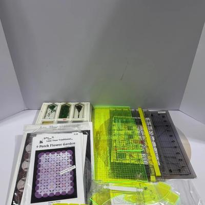 Quilting Tools & Rulers Lot – Less Than Traditional & Guidelines4Quilting Sets with Beads & Patterns