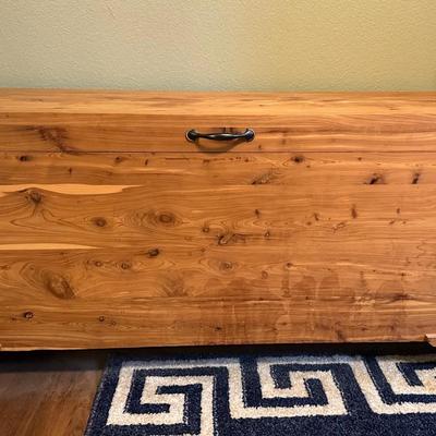 Beautiful Solid Cedar Wood Storage Chest