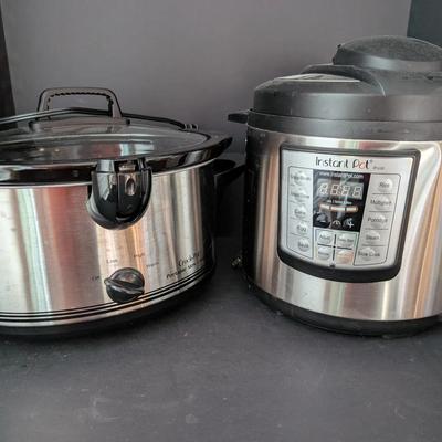 Instant Pot IP-LUX & Crock-Pot Portable Slow Cooker – Lot of 2