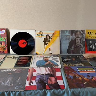 Vinyl LPs: Assorted Albums including Simon & Garfunkel, AC/DC, Bruce Springsteen, and more