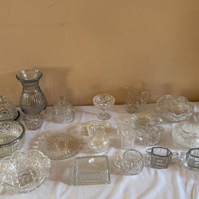 Large Lot Of Glassware