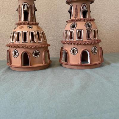Peruvian Folk Art Casitas Pottery