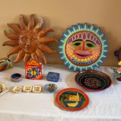 Large Lot Of Mexican Decor