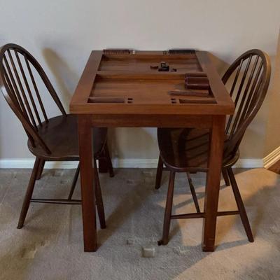 Backgammon Table And Chairs