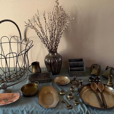 Decorative Metal Lot Brass, Copper And More