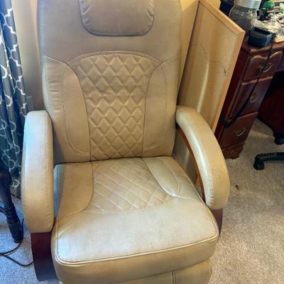 Sale Photo Thumbnail #71: Recpro Leather swivel recliner $150