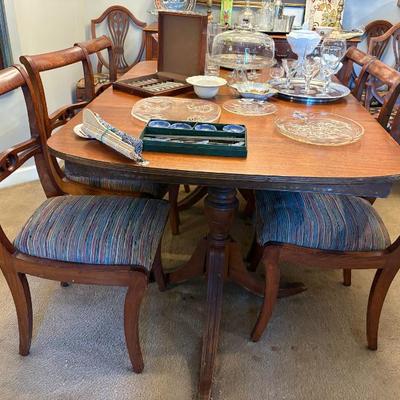 Sale Photo Thumbnail #61: dining table $265
set of 6 chairs $180