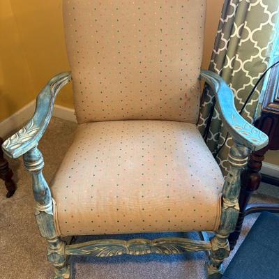 Sale Photo Thumbnail #68: Painted antique chair $95