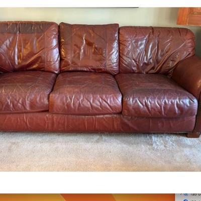 Sale Photo Thumbnail #16: Leather Trend $480
8' X 42 X 36"