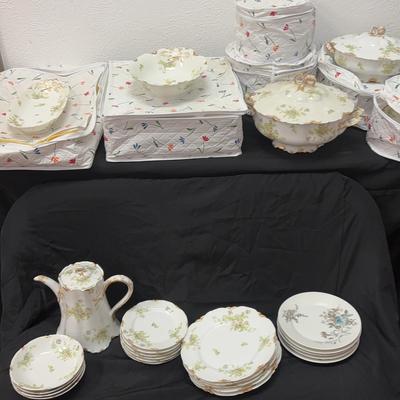 Huge Collection Of Haviland & Co. Limoges Dinnerware - 2 Different Patterns, Some In Padded Cases