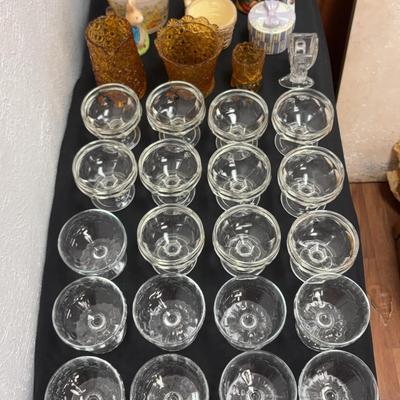 33 Piece Collection Of Glassware And Ceramics, Includes A Music Box