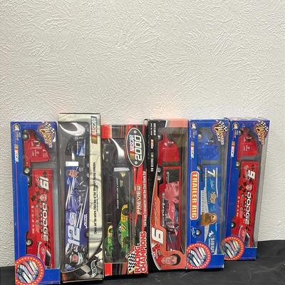 NASCAR Collectible Winner’s Circle Model Trailers and Die Cast Car