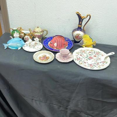 Lot of Misc China and Decor 