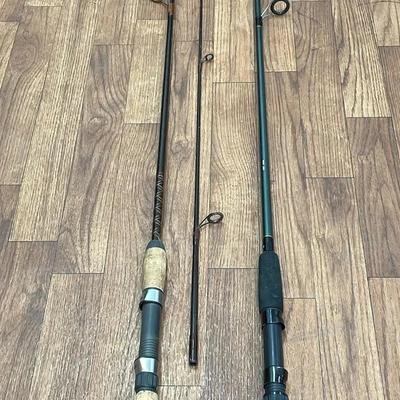 Browning Silaflex and Bass Tour Series Lot of 2 Fishing Poles