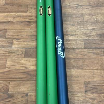 2 Sage TCX and 1 Powell Aluminum Fly Rod Carrying Cases 