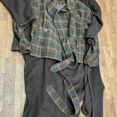 Gergiou Studio Belted Jacket & Eileen Fisher Long Wool Duster