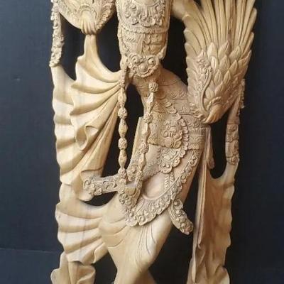 Sri Kampid Hand Carved Southeast Asian Figurine (RESERVE)