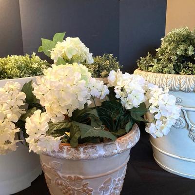 Greenery, Floral, With Four Lightweight Containers