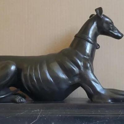 Bronze "Greyhound" Sculpture