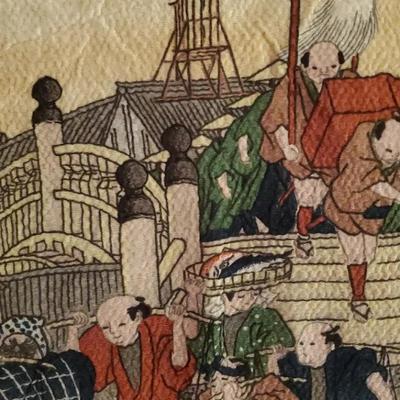 Fabric Art, "Peddlers Going To Market"