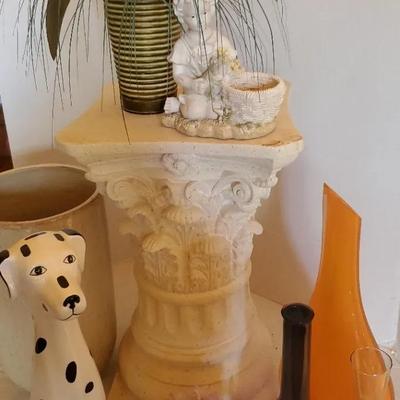 Glass Vases, Dalmation Pot, Decor Mystery Lot