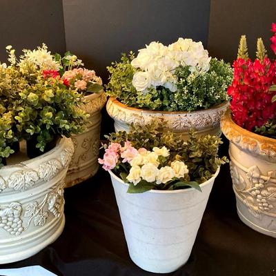 Greenery, Floral, And Ornate Light Weight Decorative Containers
